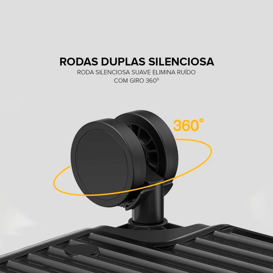 Kit de Mala Pequena 10 kg Holanda Preto e Branco com Organizador de Mala Travel to Live Preto e Branco Kit de Mala Pequena 10 kg Holanda Preto e Branco com Organizador de Mala Travel to Live Preto e Branco