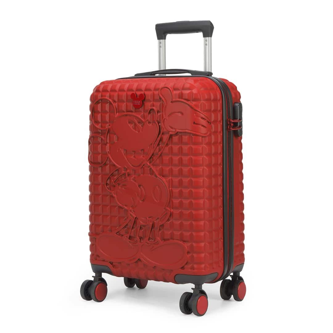 Mala de Viagem Pequena de Bordo 10kg Mickey Mouse Vermelho Mala de Viagem Pequena de Bordo 10kg Mickey Mouse Vermelho