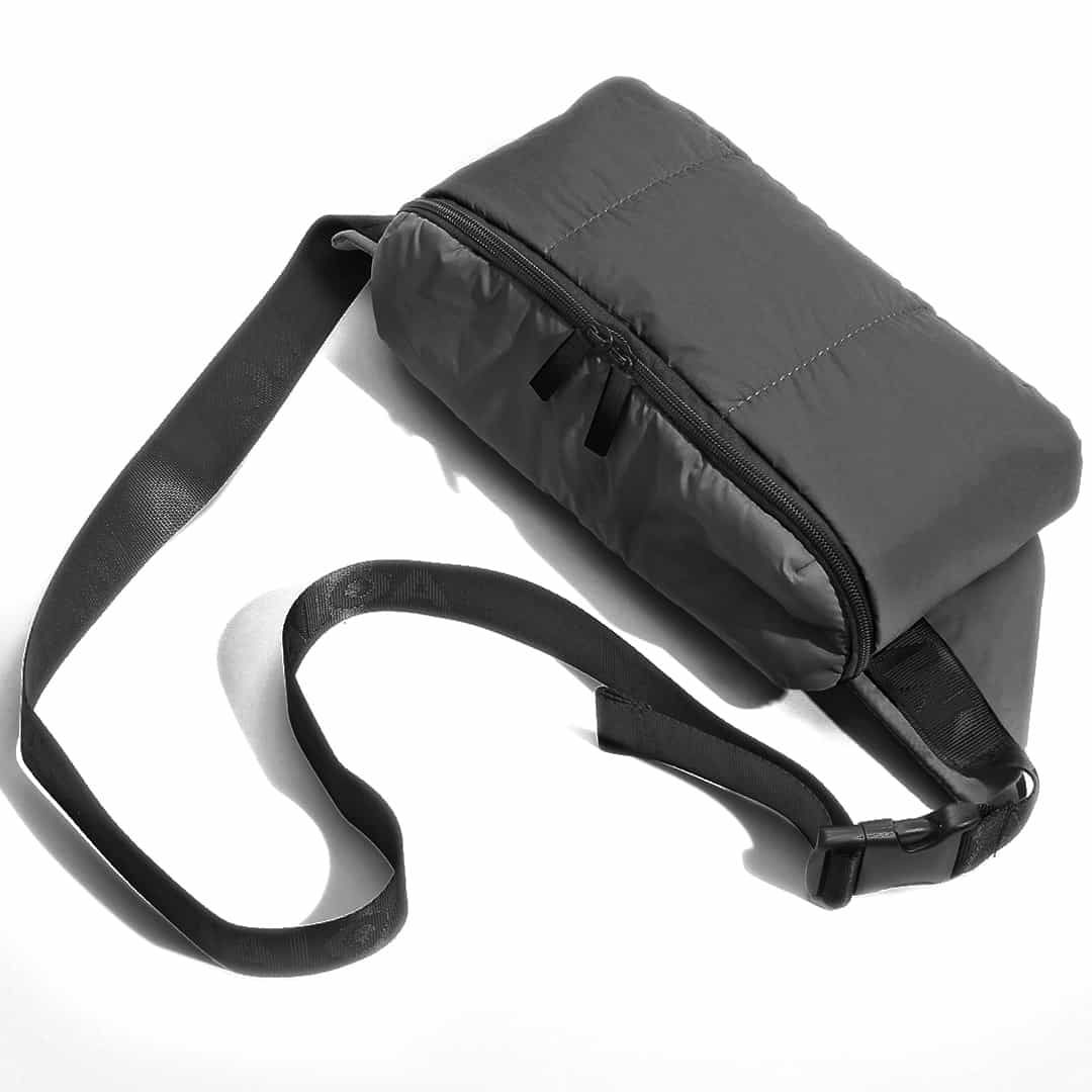 Kit de Mala Media 23 kg e Grande 32 kg Brasil Preto, Mochila e Pochete Confort Preto