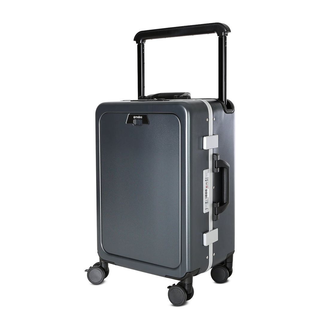 Mala de Viagem Pequena de Bordo 10 kg em Policarbonato Barcelona Maloa Chumbo Mala de Viagem Pequena de Bordo 10 kg em Policarbonato Barcelona Maloa Chumbo