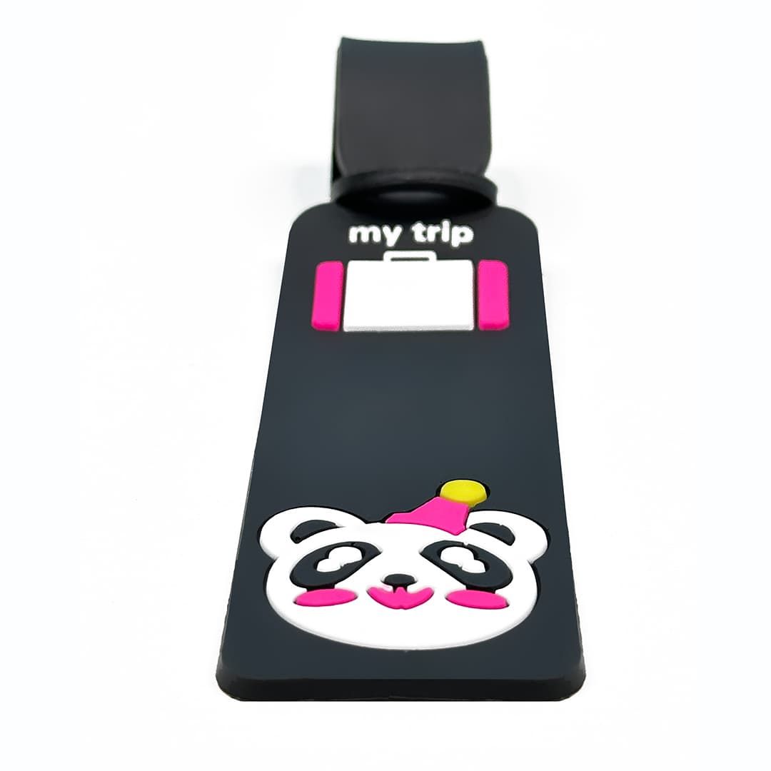 Tag de Malas My Trip Maloa Panda Preta