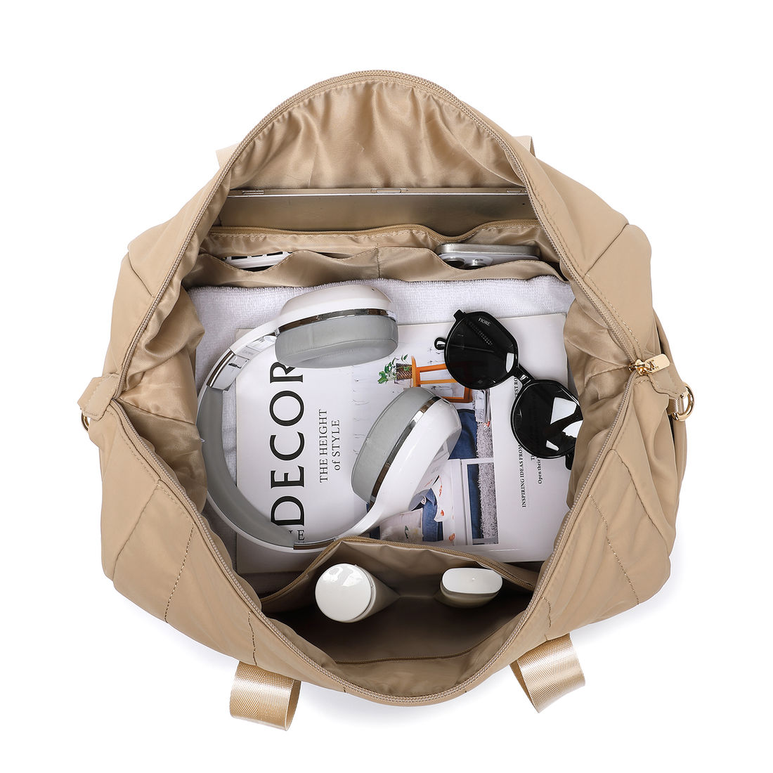 Bolsa de Viagem em Poliéster Multifuncional Nomad Maloa Cáqui Bolsa de Viagem em Poliéster Multifuncional Nomad Maloa Cáqui