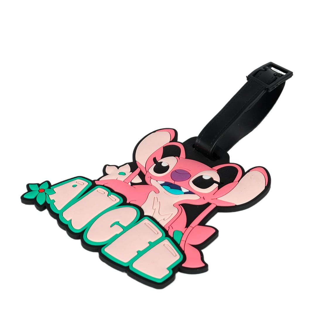 Tag Identificador de Bagagem para Malas de Viagem em PVC Angel Rosa Tag Identificador de Bagagem para Malas de Viagem em PVC Angel Rosa