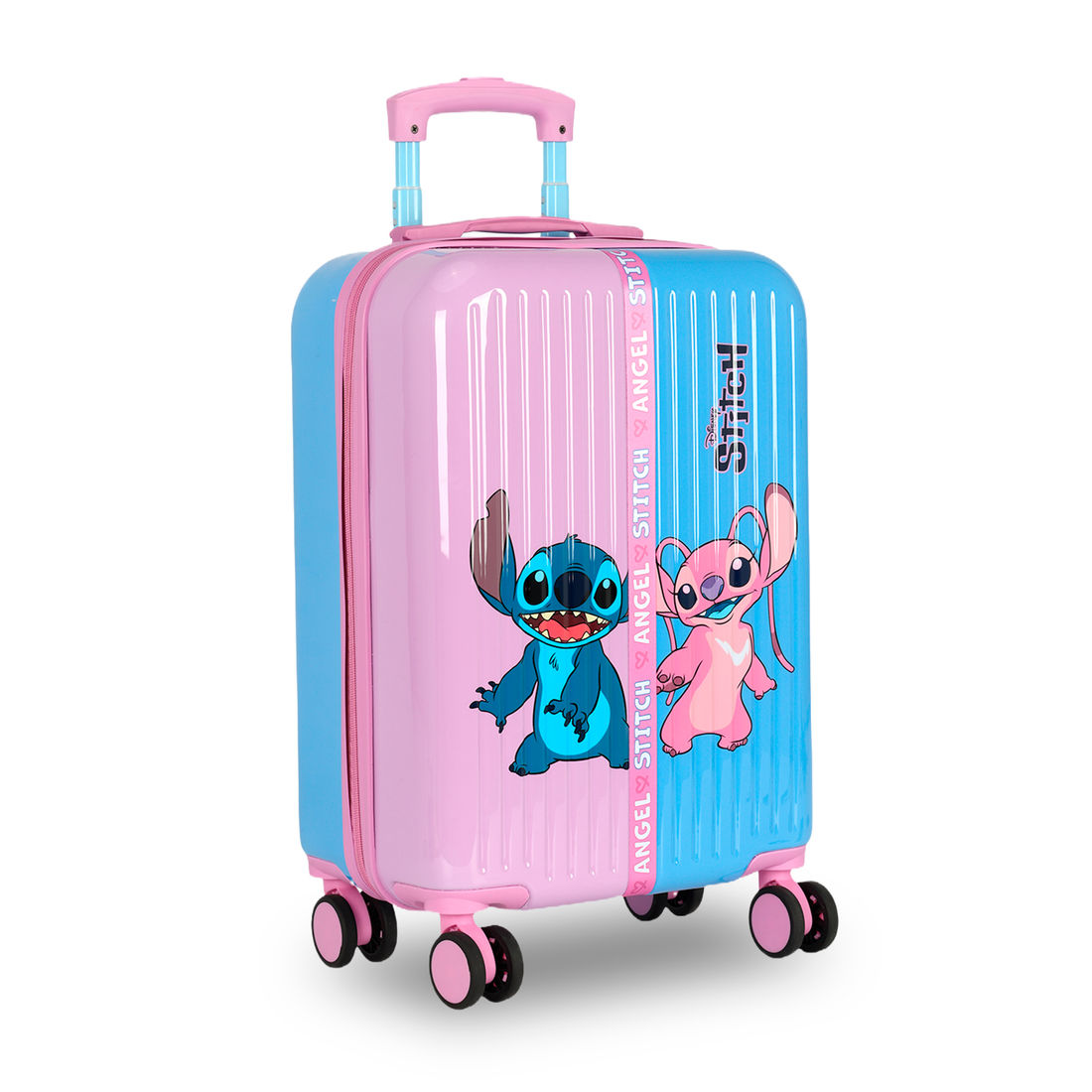 Mala de Viagem Pequena de Bordo Policarbonato Stitch e Angel Happy Mala de Viagem Pequena de Bordo Policarbonato Stitch e Angel Happy