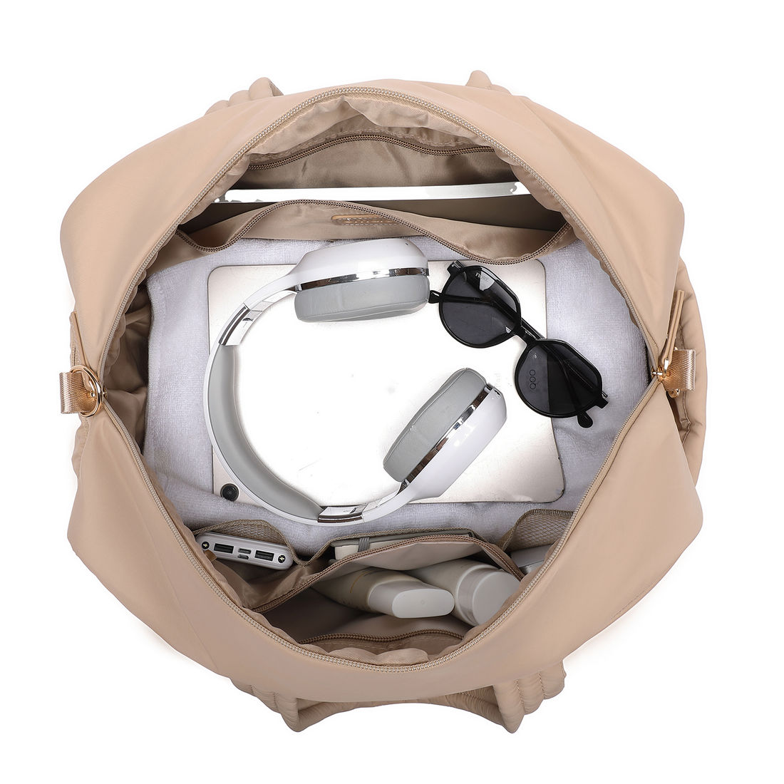 Bolsa de Viagem em Poliéster Multifuncional Air Duffle Maloa Cáqui Bolsa de Viagem em Poliéster Multifuncional Air Duffle Maloa Cáqui