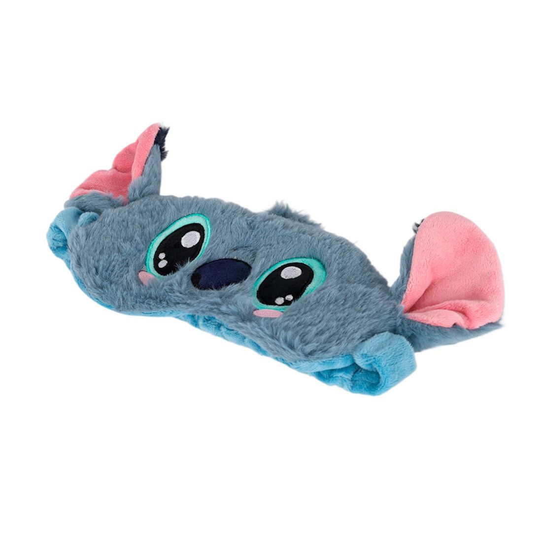 Mascara de Dormir em Pelúcia Stitch Azul