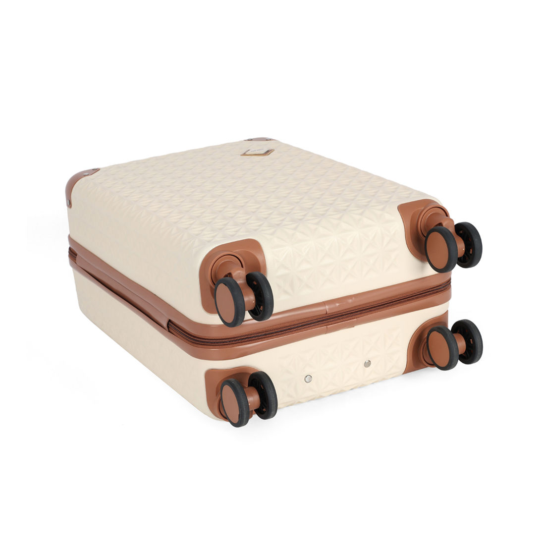 Mala de Viagem Pequena de Bordo 10 kg em ABS Apollo Branco