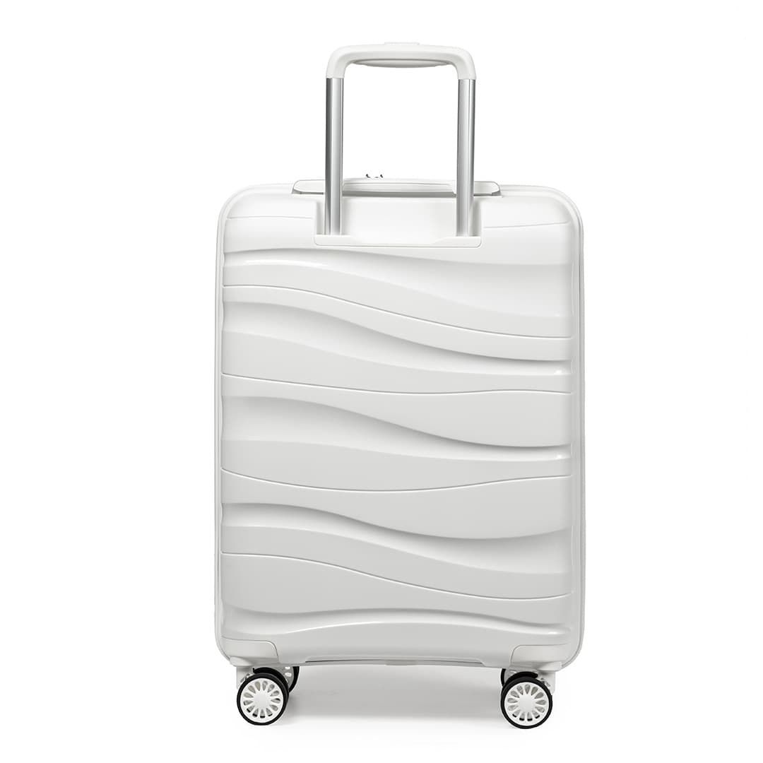 Mala de Viagem Pequena de Bordo 10Kg em polipropileno Ibiza Maloa Branca Mala de Viagem Pequena de Bordo 10Kg em polipropileno Ibiza Maloa Branca