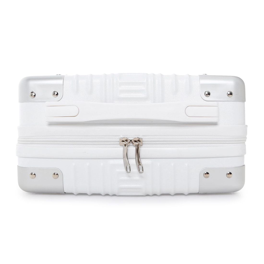 Kit de Malas de Viagem Media 23kg e Grande 32kg e Ganhe Frasqueira Toronto Branco