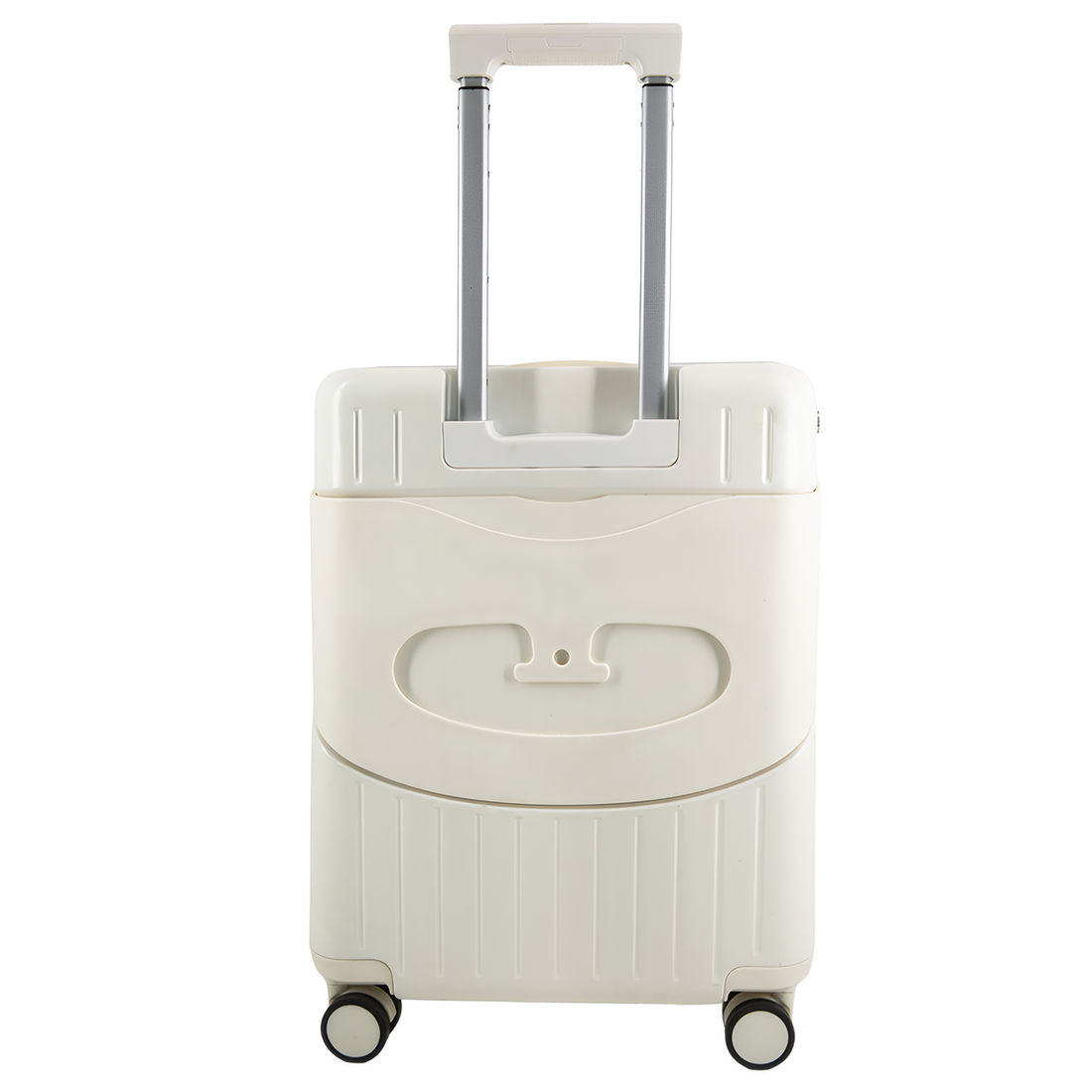 Kit Mala de Assento Grécia Media 23 kg Branca, Bolsa Confort e Tag Good Travel Branca