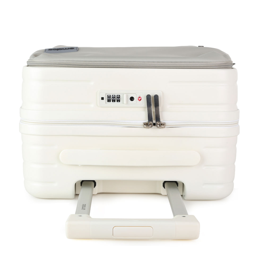 Mala de Viagem Pequena de Bordo 10 kg Policarbonato Cuba Maloa Bege