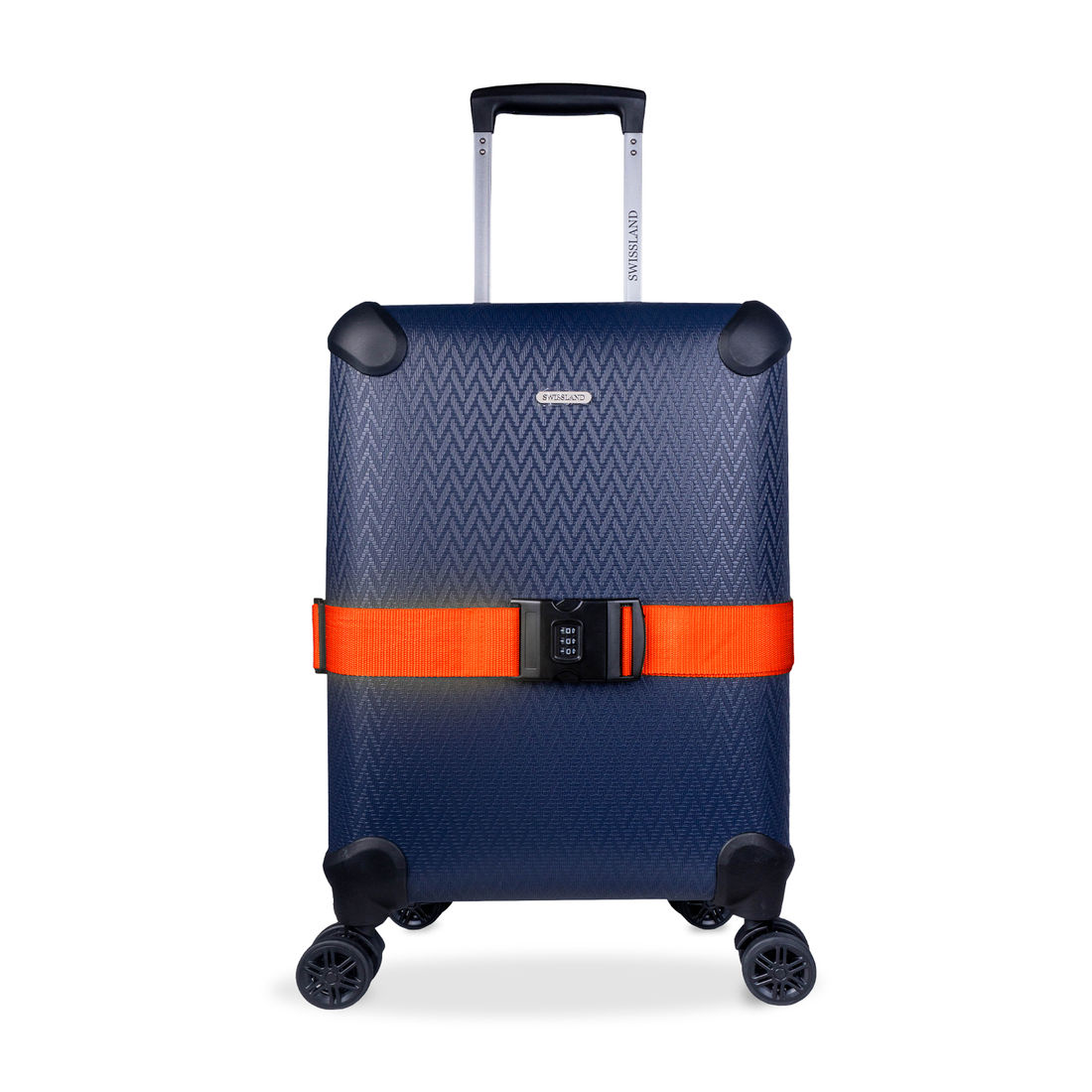 Cinta para Mala de Viagem com Cadeado Numérico Laranja Cinta para Mala de Viagem com Cadeado Numérico Laranja