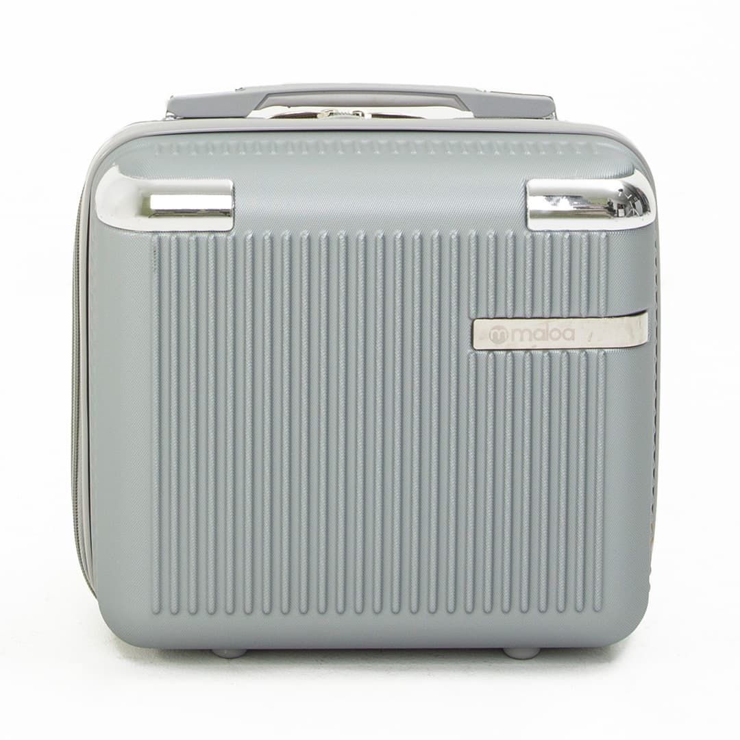Compre Mala de Viagem Croácia Prata Grande 32kg em ABS e Ganhe Frasqueira Compre Mala de Viagem Croácia Prata Grande 32kg em ABS e Ganhe Frasqueira