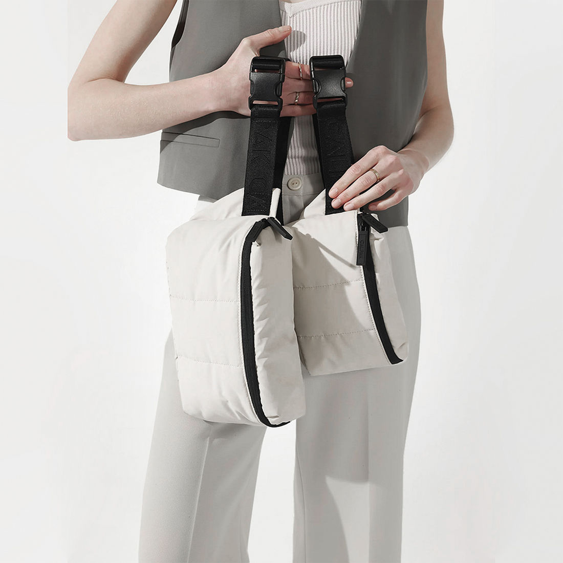 Kit de Viagem Confort Bag 3 Peças Maloa Branco Kit de Viagem Confort Bag 3 Peças Maloa Branco