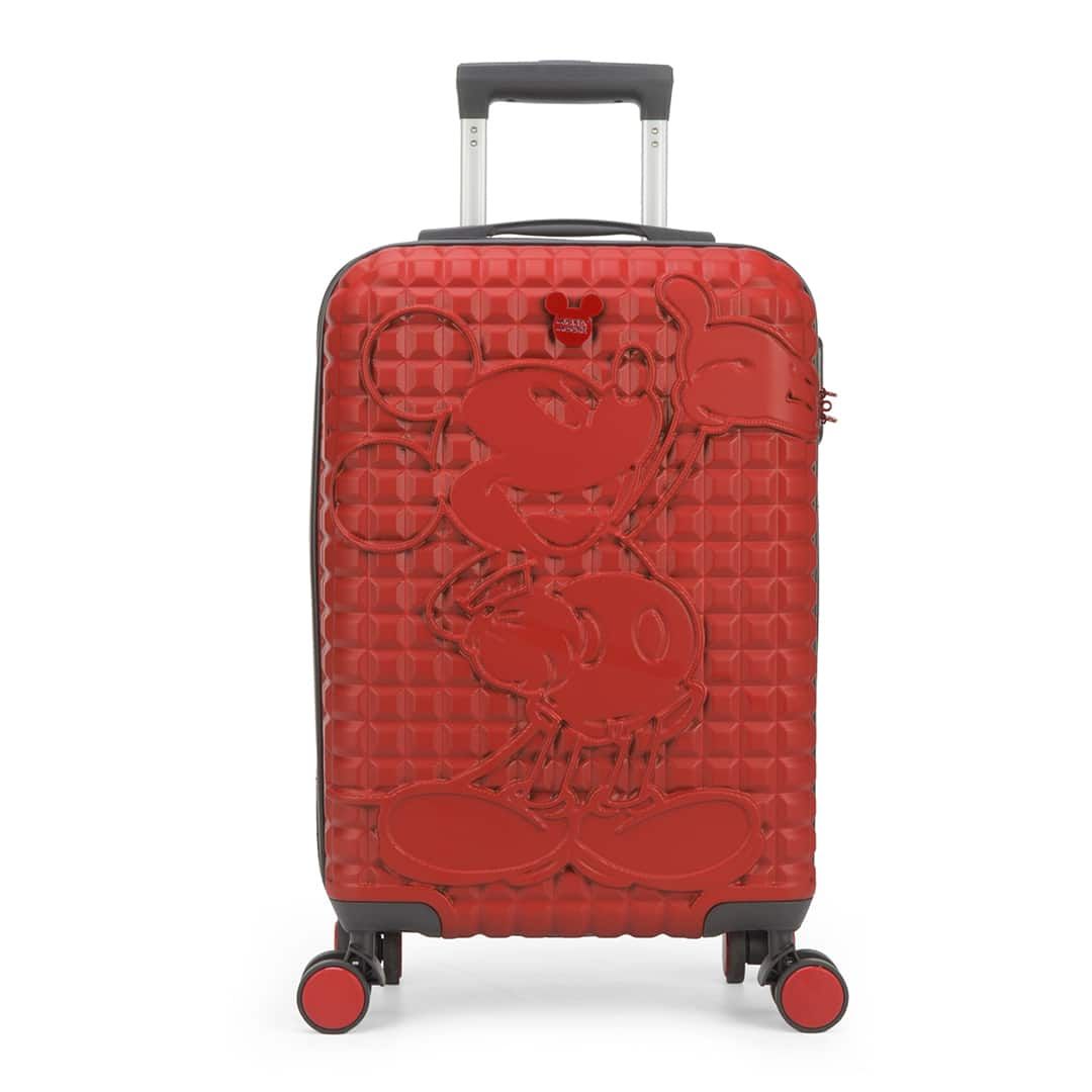 Mala de Viagem Pequena de Bordo 10kg Mickey Mouse Vermelho Mala de Viagem Pequena de Bordo 10kg Mickey Mouse Vermelho