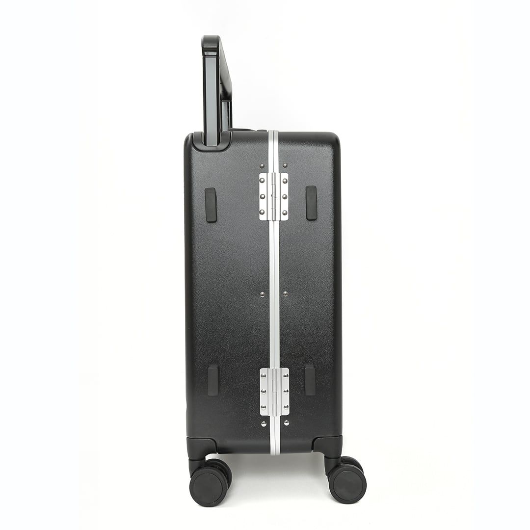 Kit de Malas de Viagem Média 23 kg e Pequena de Bordo 10kg PC Dinamarca Preto