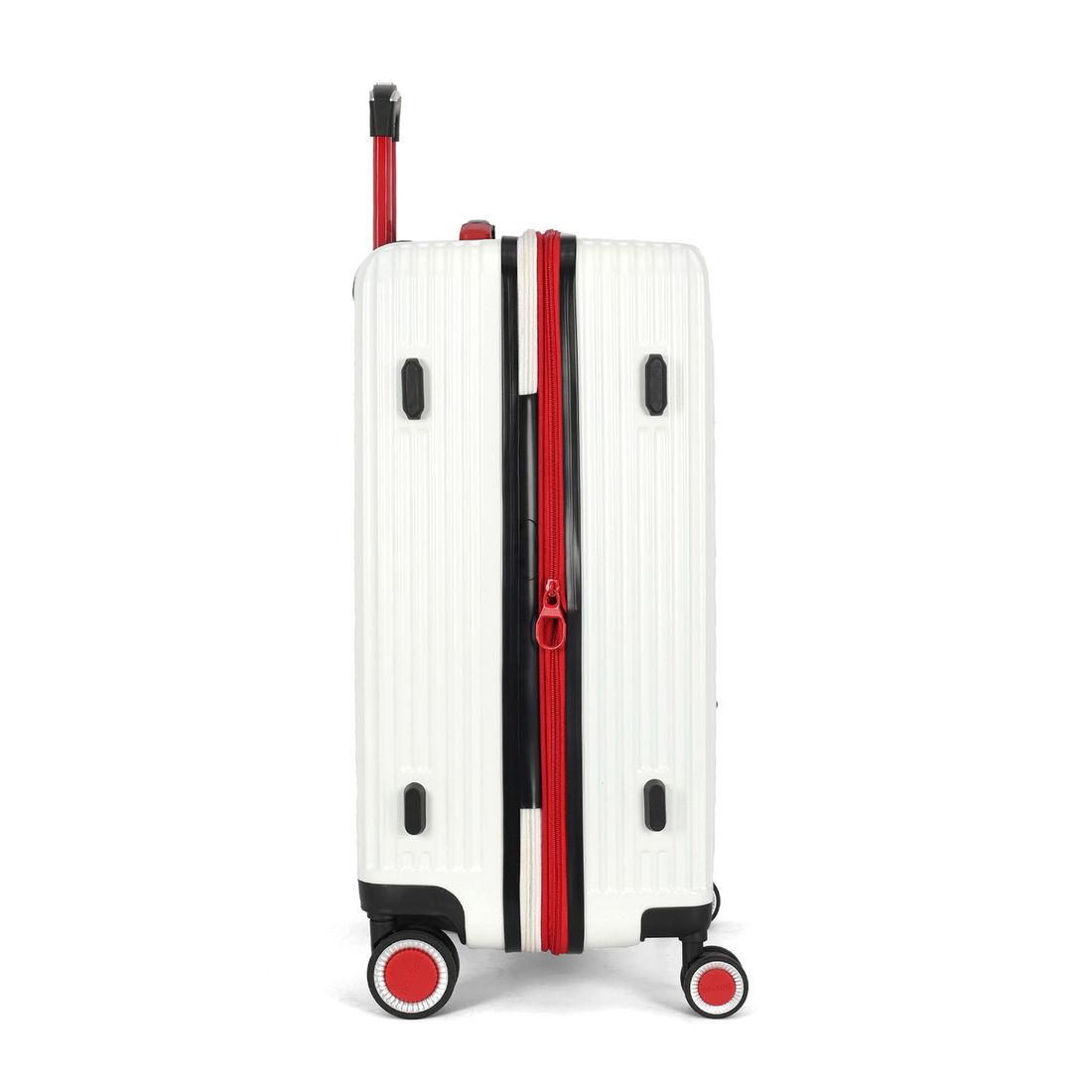 Mala de Viagem Pequena de Bordo 10 kg em ABS com Expansor Strike Branco Mala de Viagem Pequena de Bordo 10 kg em ABS com Expansor Strike Branco