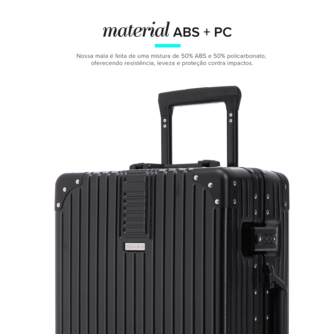 Compre Kit de Malas de Viagem Toronto Preto Media 23kg, Grande 32kg e Frasqueira e Leve 2 Capas Transparentes Preto