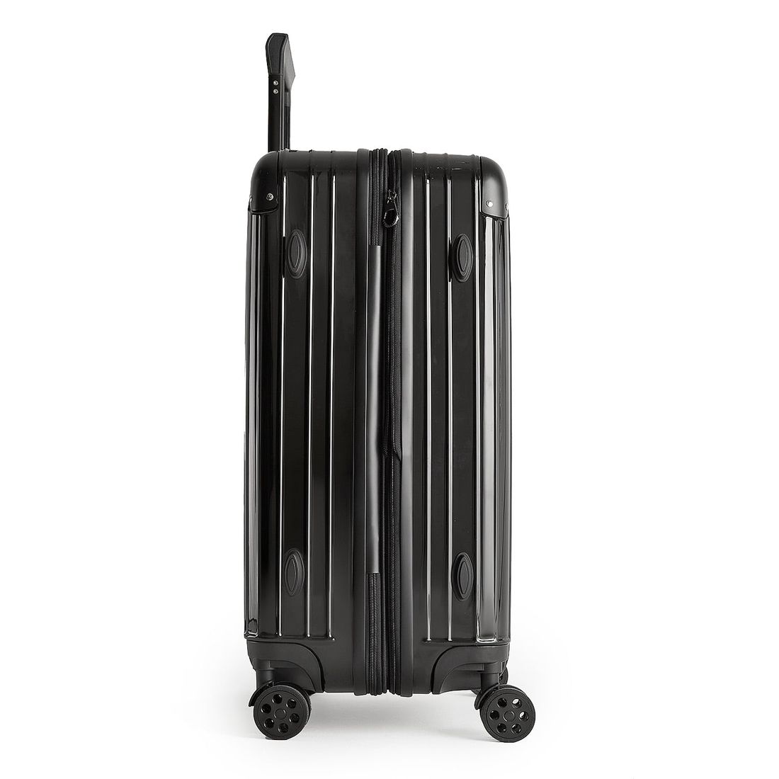 Kit de Mala Media 23 kg e Grande 32 kg, Bolsa Confort Branca e 2 Capa Viajar Faz Bem M e G Preto Kit de Mala Media 23 kg e Grande 32 kg, Bolsa Confort Branca e 2 Capa Viajar Faz Bem M e G Preto