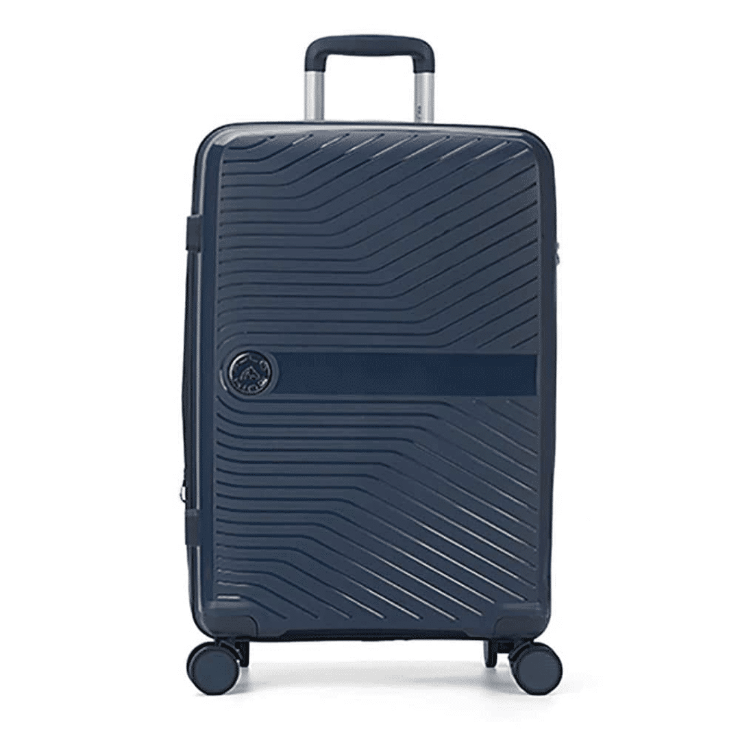 Kit Mala de Viagem 3 Peças em Polipropeleno Granada Marinho com Expansor Kit Mala de Viagem 3 Peças em Polipropeleno Granada Marinho com Expansor