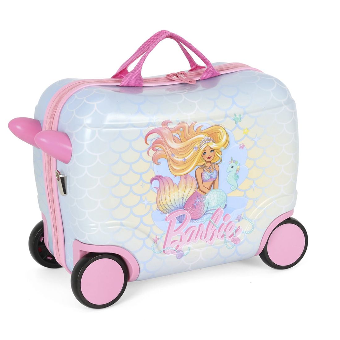 Mala de Viagem Infantil de Bordo em PC Barbie Sereia Verde Mala de Viagem Infantil de Bordo em PC Barbie Sereia Verde