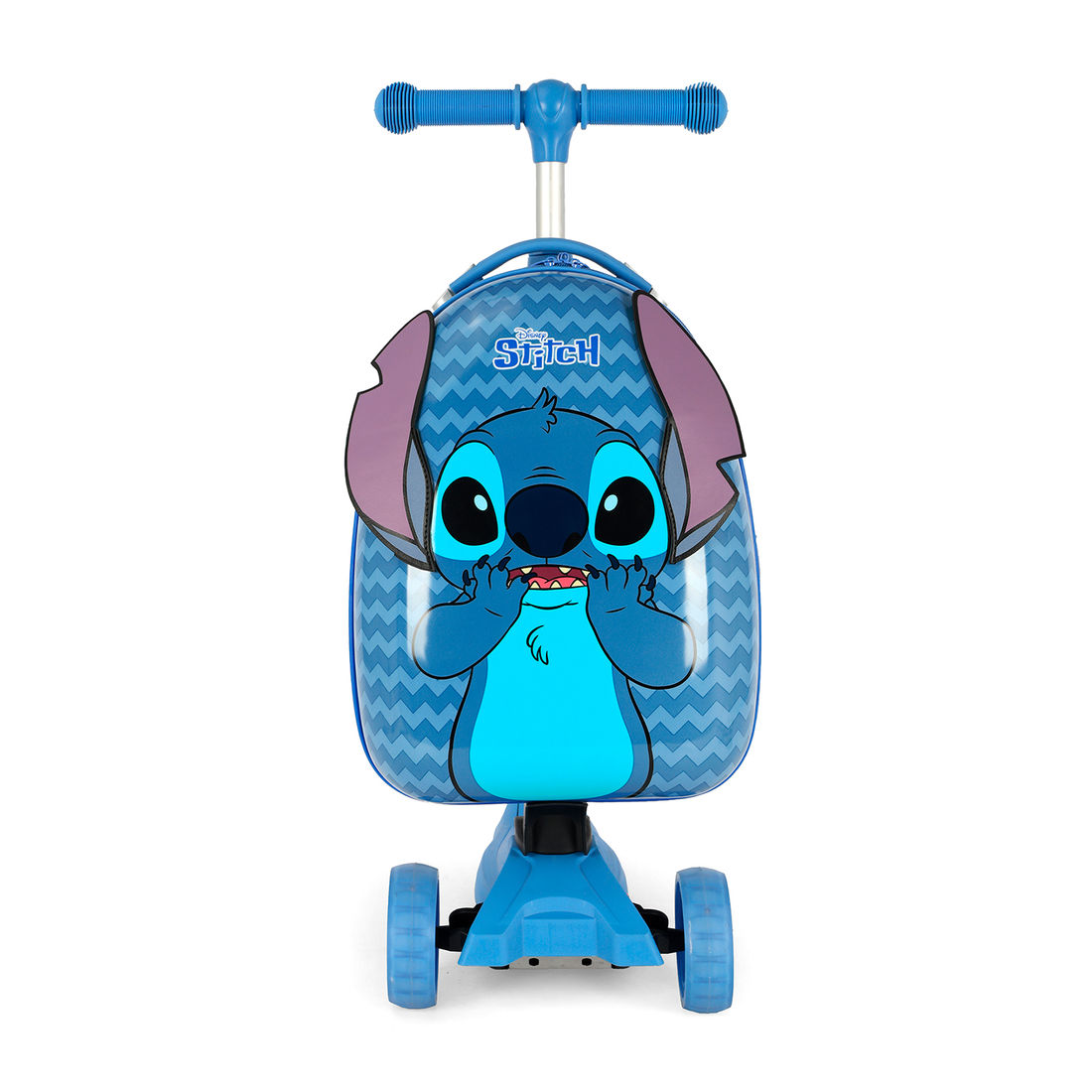 Mala de Viagem Infantil com Patinete em Policarbonato Stitch Surprise Mala de Viagem Infantil com Patinete em Policarbonato Stitch Surprise