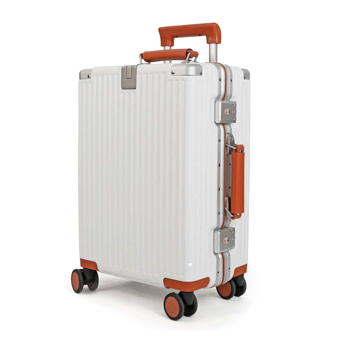 Mala de Viagem Pequena de Bordo 10 kg Policarbonato Capri Maloa Branco Mala de Viagem Pequena de Bordo 10 kg Policarbonato Capri Maloa Branco