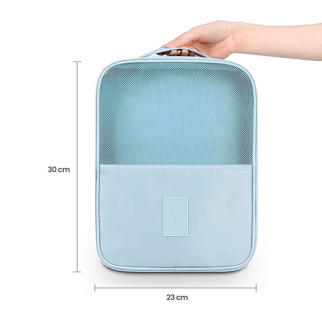 Kit Organizador Colorful Life, Organizador Porta Sapato Turquesa e Kit Frasco 9 Peças Celeste