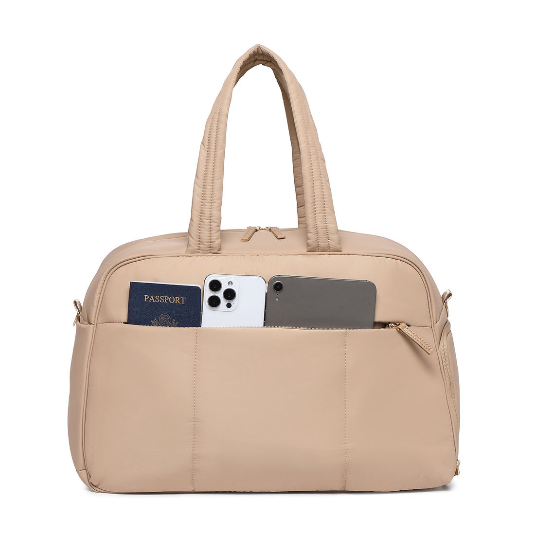 Bolsa de Viagem em Poliéster Multifuncional Air Duffle Maloa Cáqui Bolsa de Viagem em Poliéster Multifuncional Air Duffle Maloa Cáqui