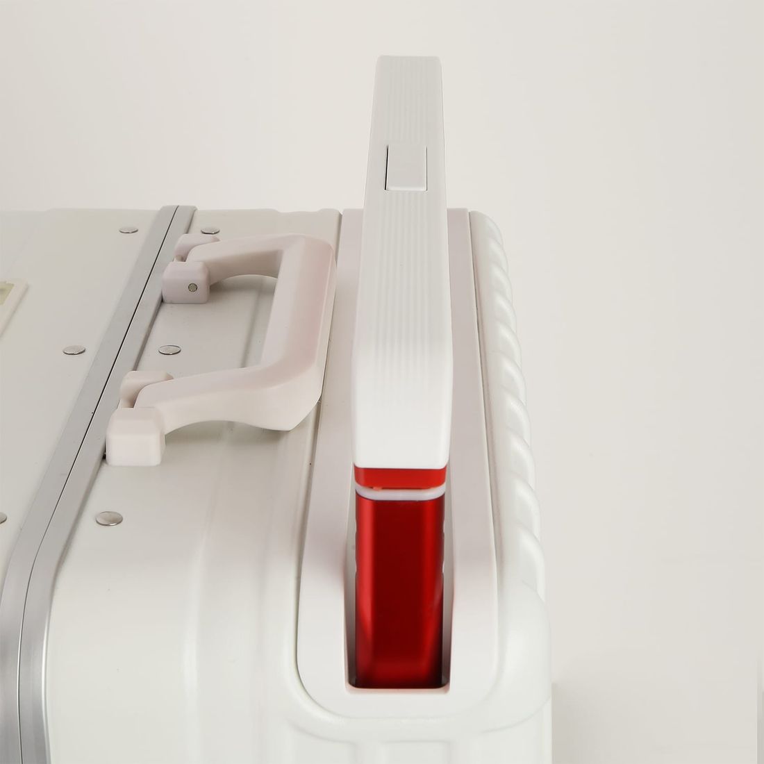 Mala de Viagem Pequena de Bordo 10 kg Policarbonato Islândia Maloa Branco