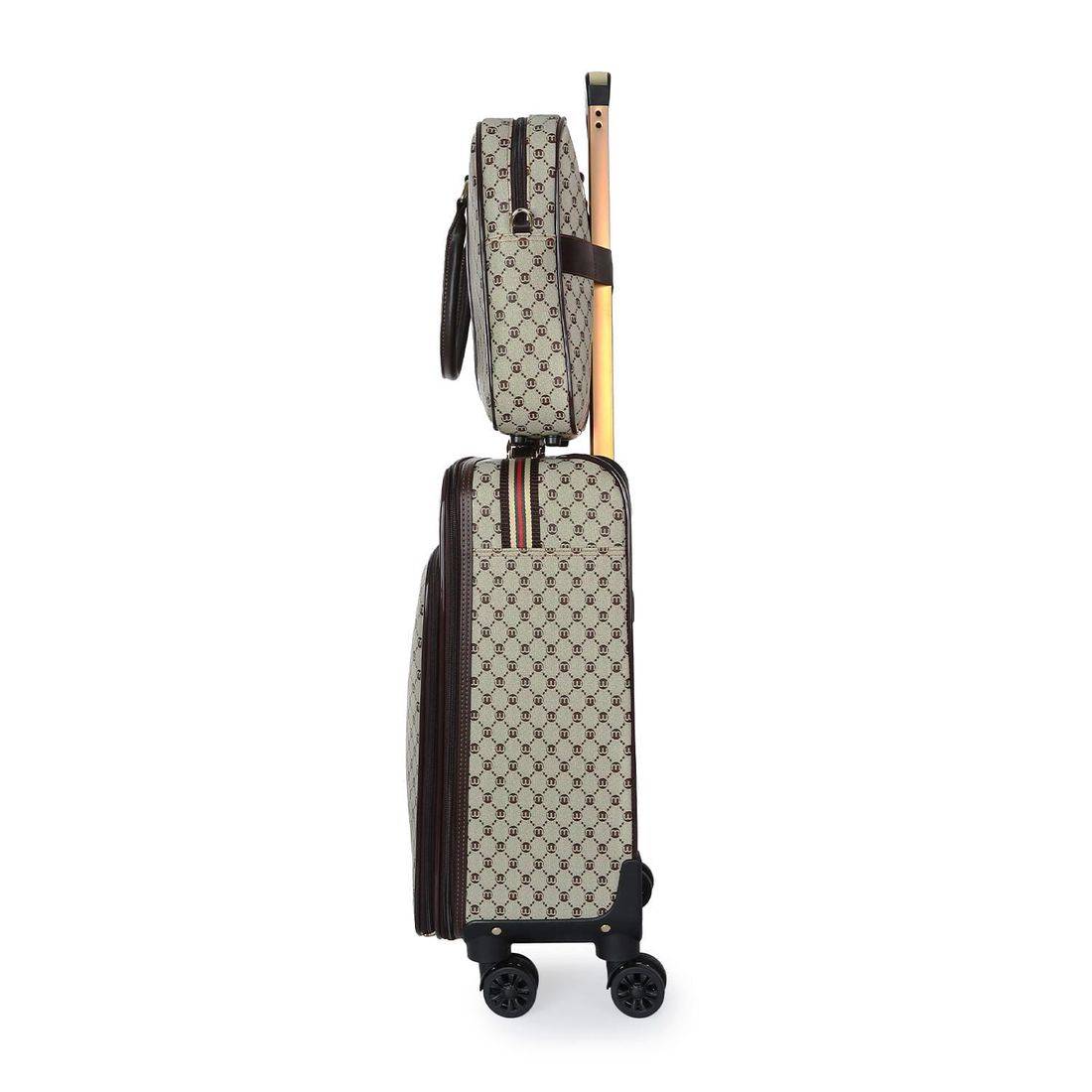 Mala de Viagem Pequena de Bordo 10Kg Amsterdam Classic Maloa Marrom Mala de Viagem Pequena de Bordo 10Kg Amsterdam Classic Maloa Marrom