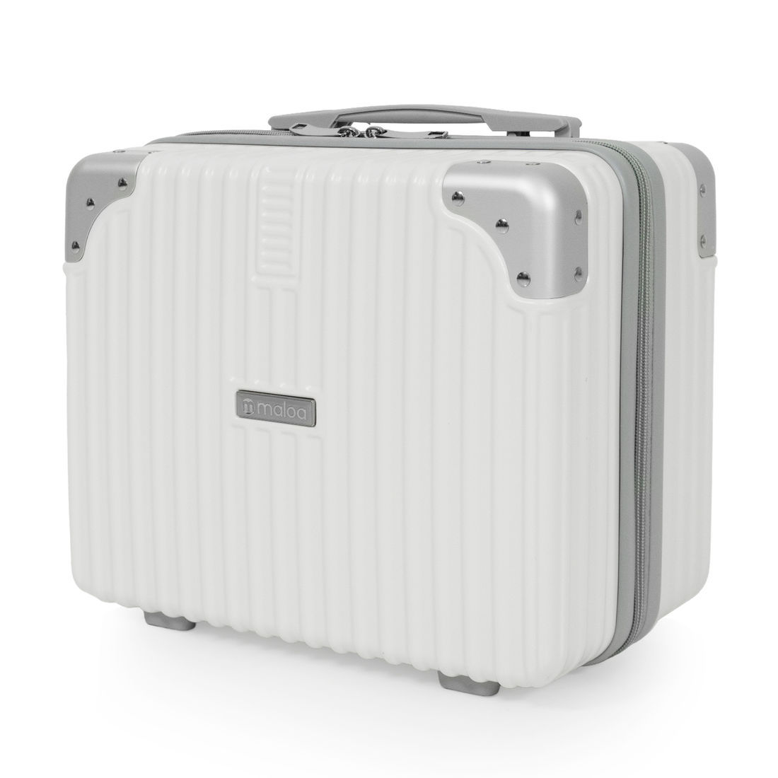 Kit de Viagem com 3 Peças Policarbonato ABS Noruega Maloa Branco