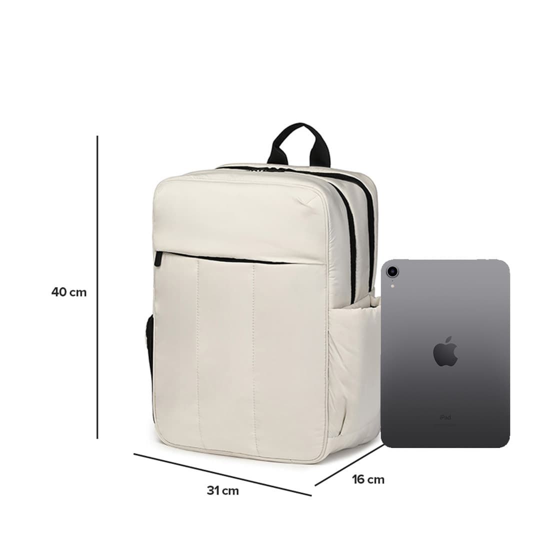 Mochila Confort Bag Laptop Maloa Branco