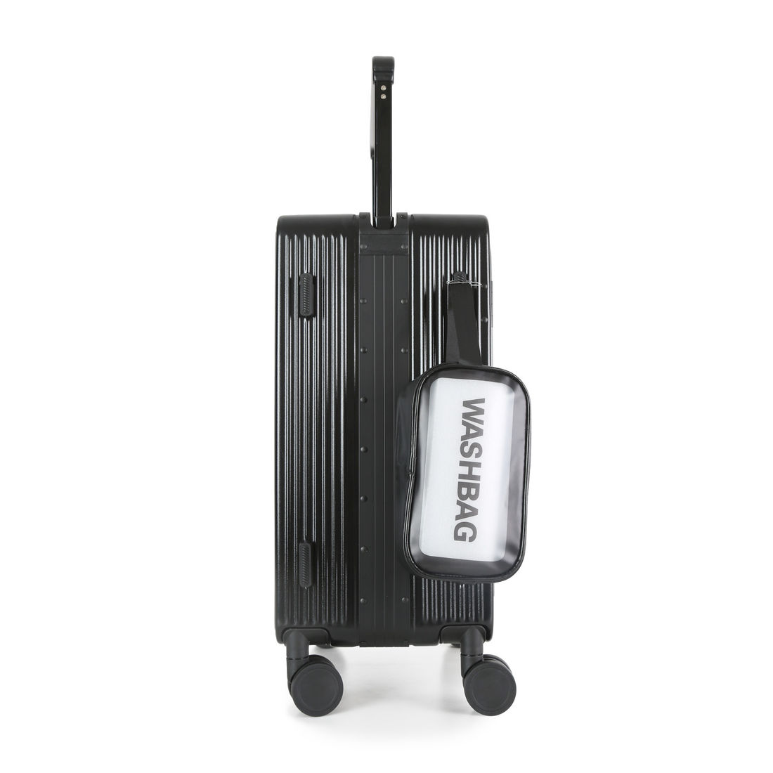 Mala de Viagem Pequena de Bordo 10 kg Policarbonato Mônaco Maloa Preto
