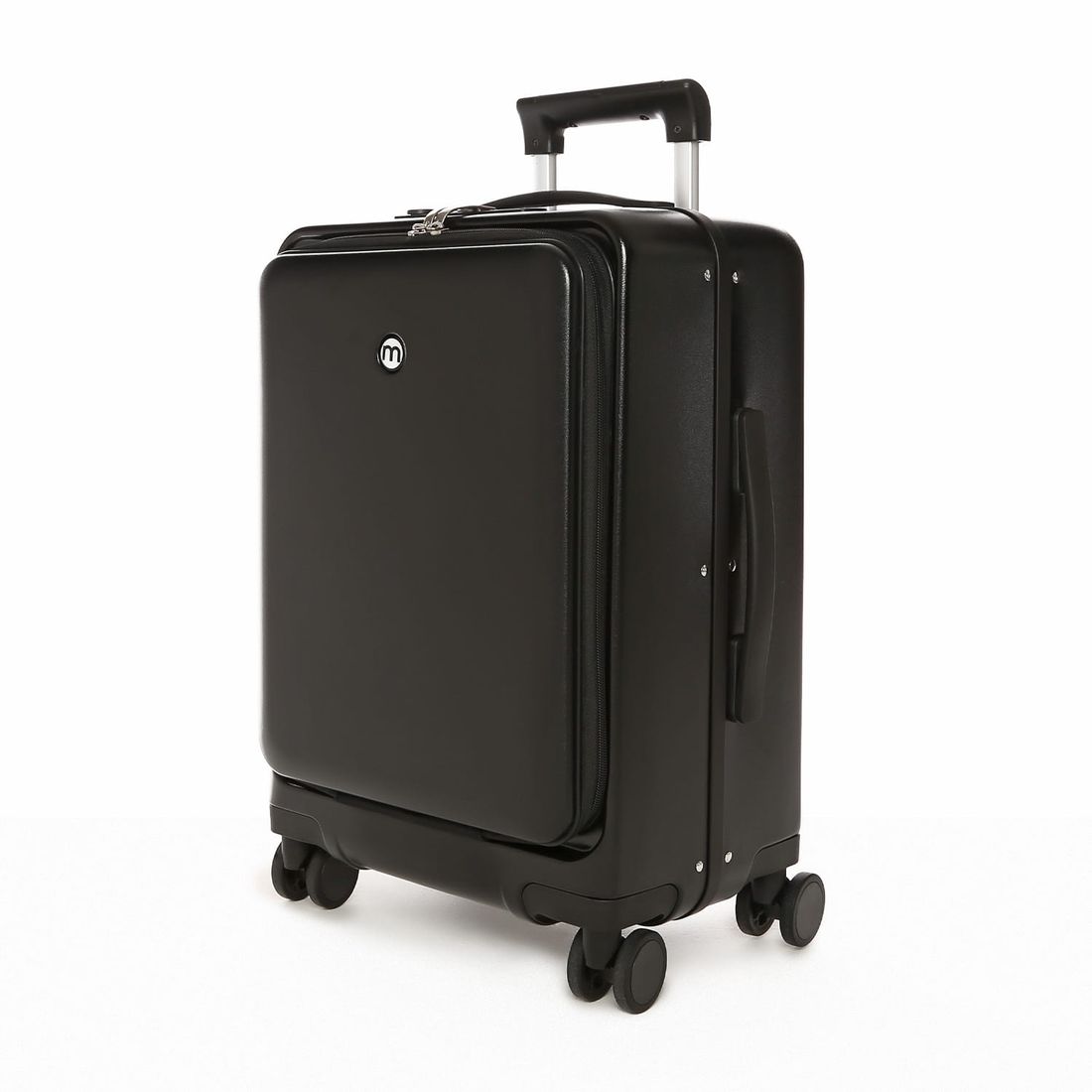 Mala de Viagem Pequena de Bordo 10 kg em Policarbonato Bélgica Maloa Preto