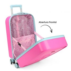 Mala de Viagem Pequena de Bordo 10kg Infantil Barbie The Movie Pink Mala de Viagem Pequena de Bordo 10kg Infantil Barbie The Movie Pink