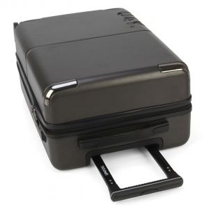 Mala de Viagem Pequena de Bordo 10kg com Expansor Katerini Grafite Mala de Viagem Pequena de Bordo 10kg com Expansor Katerini Grafite