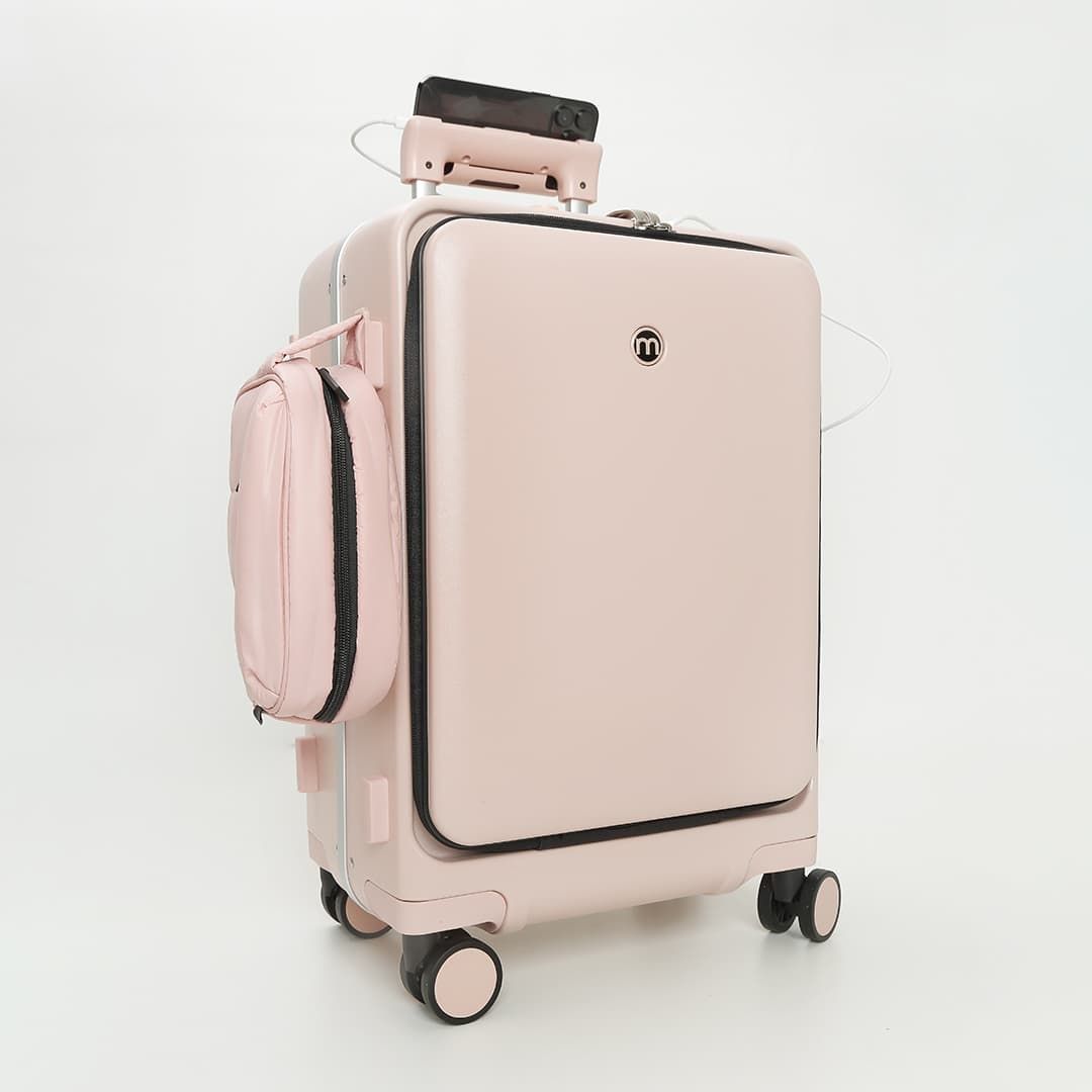 Kit de Mala Pequena de Bordo 10 kg Bélgica Rosa, Kit Frascos 7 Pecas, Organizador Sapato, Organizador Colorful Life e Home Spray Aroma`loa