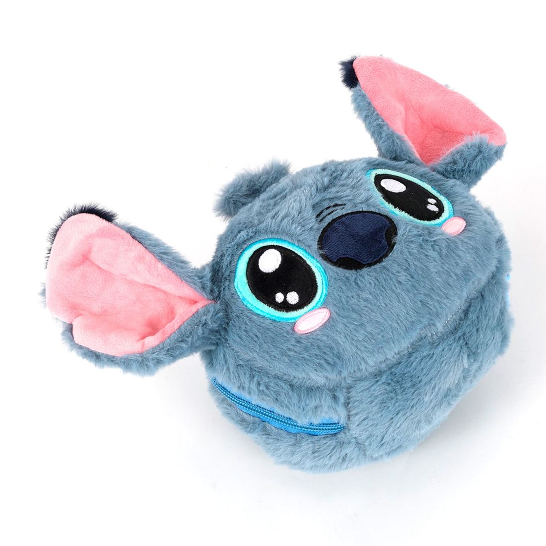 Almofada de Pescoço com Mascara de Dormir em Pelúcia Stitch Azul Almofada de Pescoço com Mascara de Dormir em Pelúcia Stitch Azul