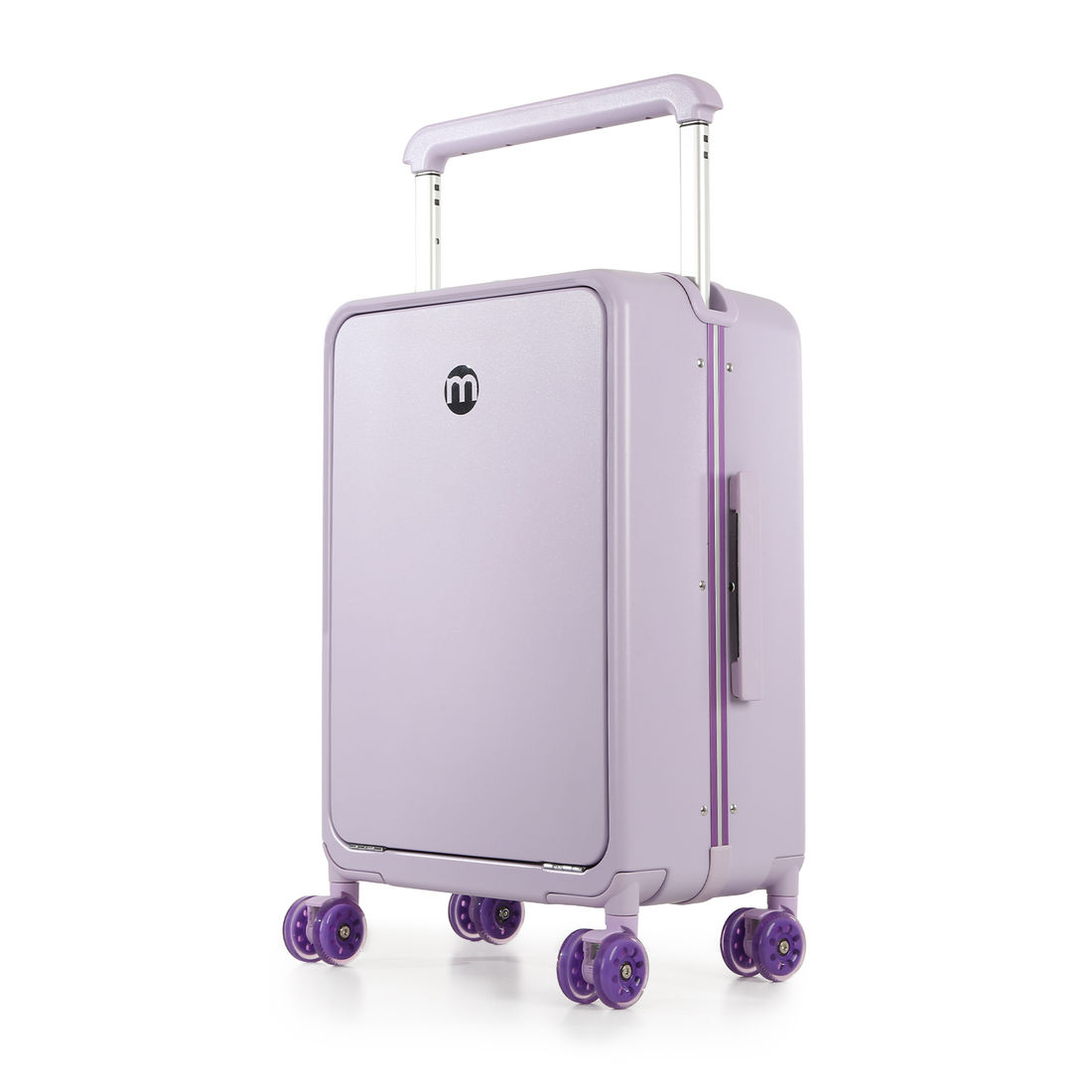 Mala de Viagem Pequena de Bordo 10 kg Policarbonato Chicago Maloa Lilás