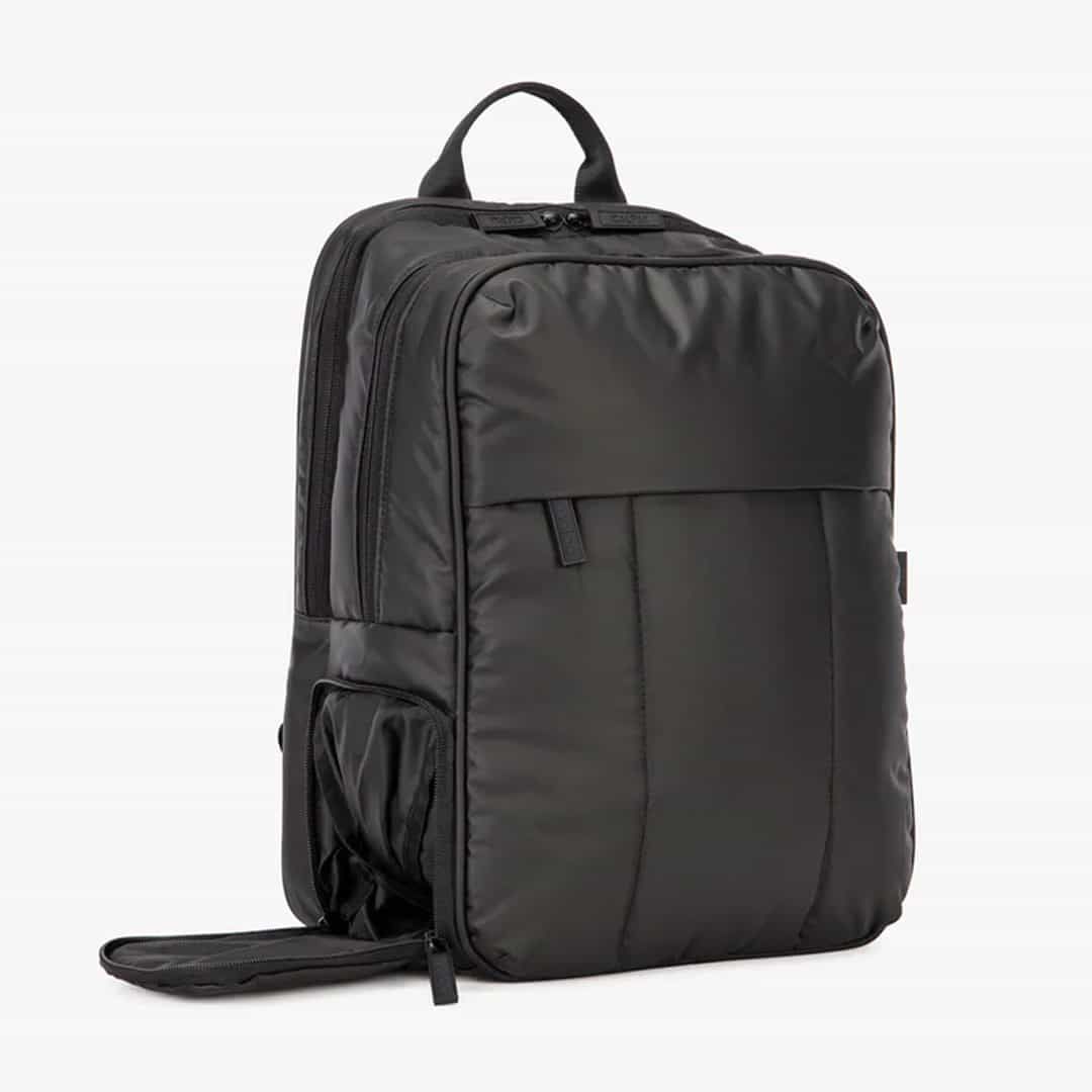 Kit de Mala Media 23 kg e Grande 32 kg Brasil Preto, Mochila e Pochete Confort Preto