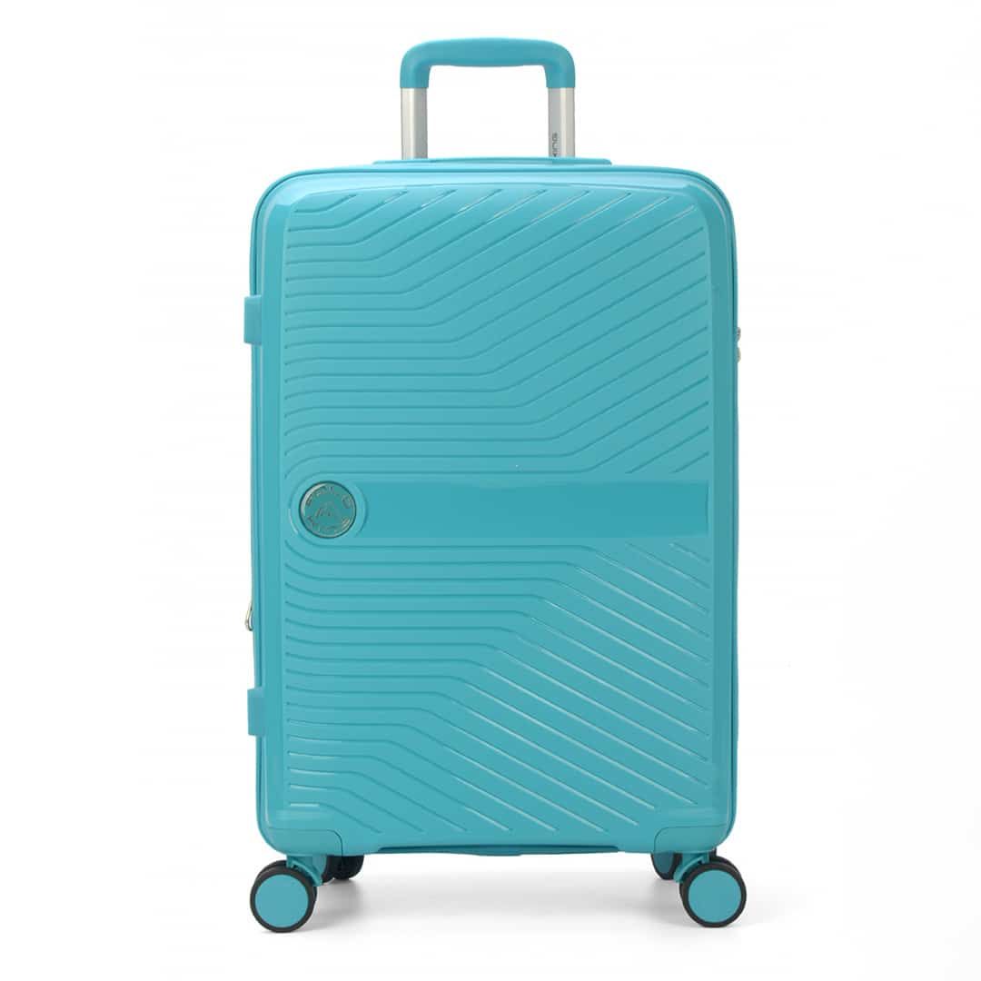 Mala De Viagem Grande 32kg em Polipropeleno Granada Verde Acqua com Expansor Mala De Viagem Grande 32kg em Polipropeleno Granada Verde Acqua com Expansor