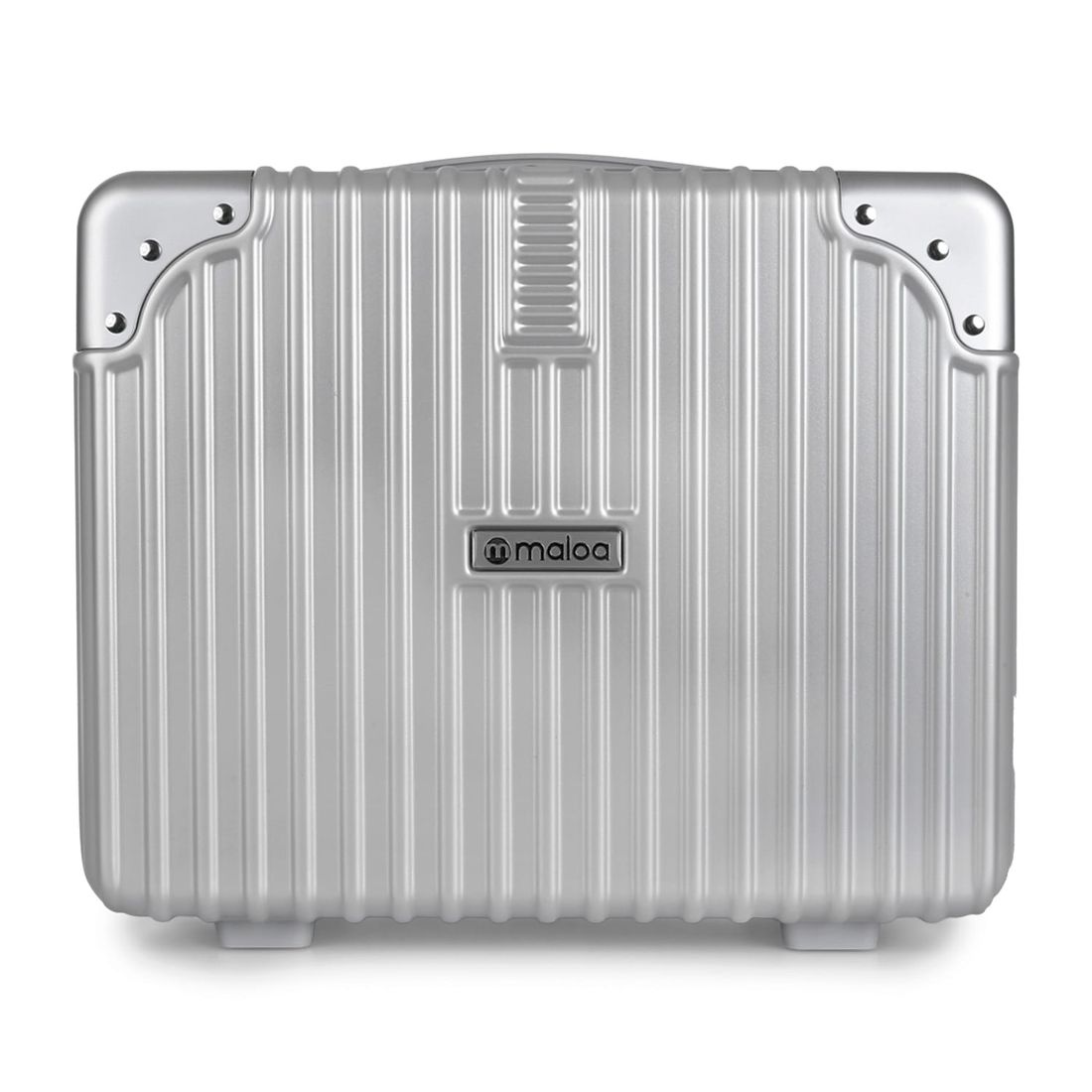 Conjunto Mala de Viagem Grande 32kg Policarbonato ABS Noruega Maloa Prata Conjunto Mala de Viagem Grande 32kg Policarbonato ABS Noruega Maloa Prata