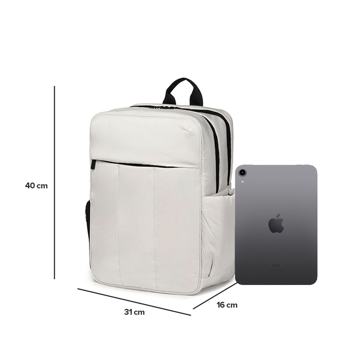 Kit de Viagem Confort Bag 3 Peças Maloa Branco Kit de Viagem Confort Bag 3 Peças Maloa Branco