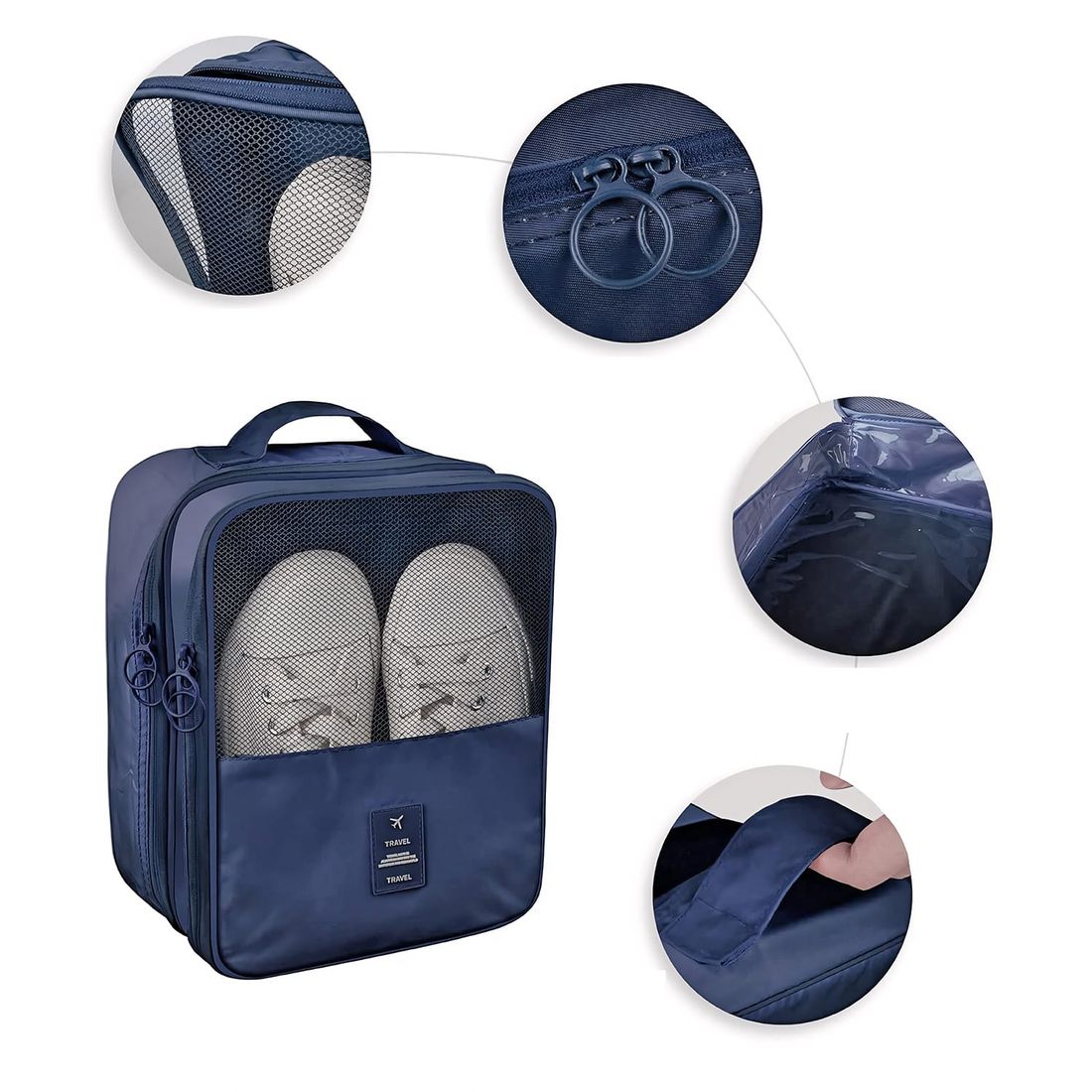 Kit de Mala Pequena de Bordo 10 kg Bélgica Azul, Kit Frascos 10 Pecas, Organizador Sapato, Organizador Laundry Pouch e Home Spray Aroma`loa Kit de Mala Pequena de Bordo 10 kg Bélgica Azul, Kit Frascos 10 Pecas, Organizador Sapato, Organizador Laundry Pouch e Home Spray Aroma`loa