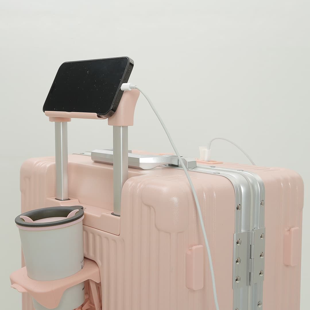 Mala de Viagem Pequena de Bordo 10 kg Policarbonato Suécia Rosa Mala de Viagem Pequena de Bordo 10 kg Policarbonato Suécia Rosa