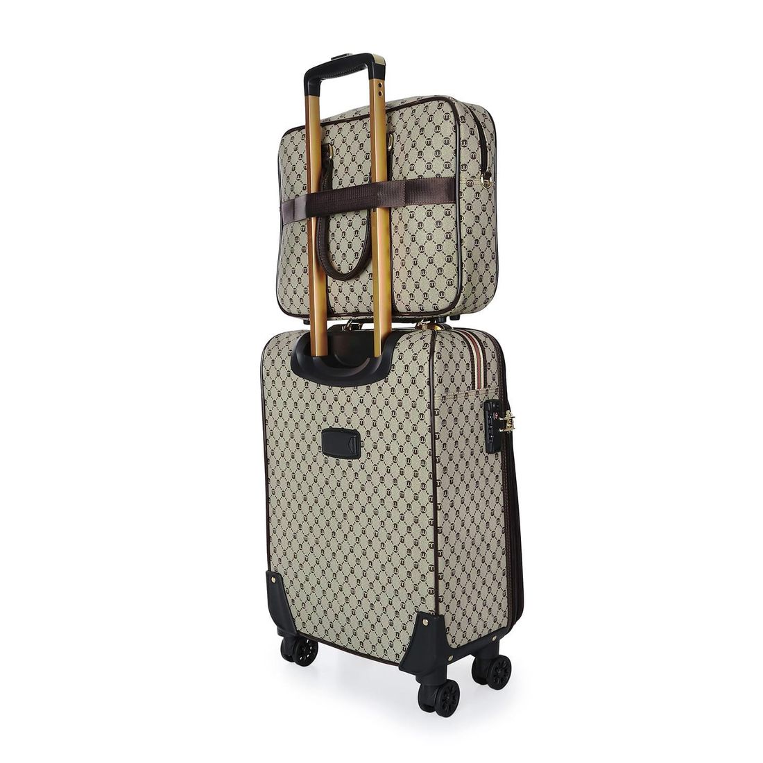 Kit de Mala Pequena de Bordo 10 kg Amsterdam, Bolsa de Mao, Saco Organizador Melancia e Kit Frasco 10 Peças Vinho