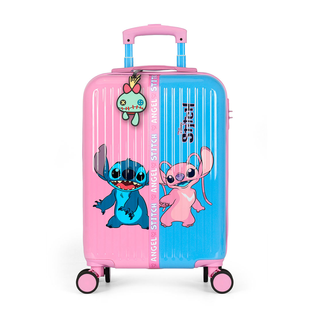 Mala de Viagem Pequena de Bordo Policarbonato Stitch e Angel Happy Mala de Viagem Pequena de Bordo Policarbonato Stitch e Angel Happy