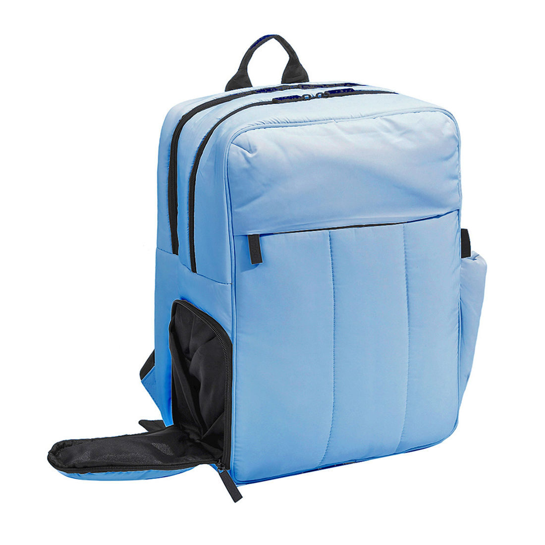 Kit Mochila e Bolsa Confort Bag Multifuncional Maloa Azul