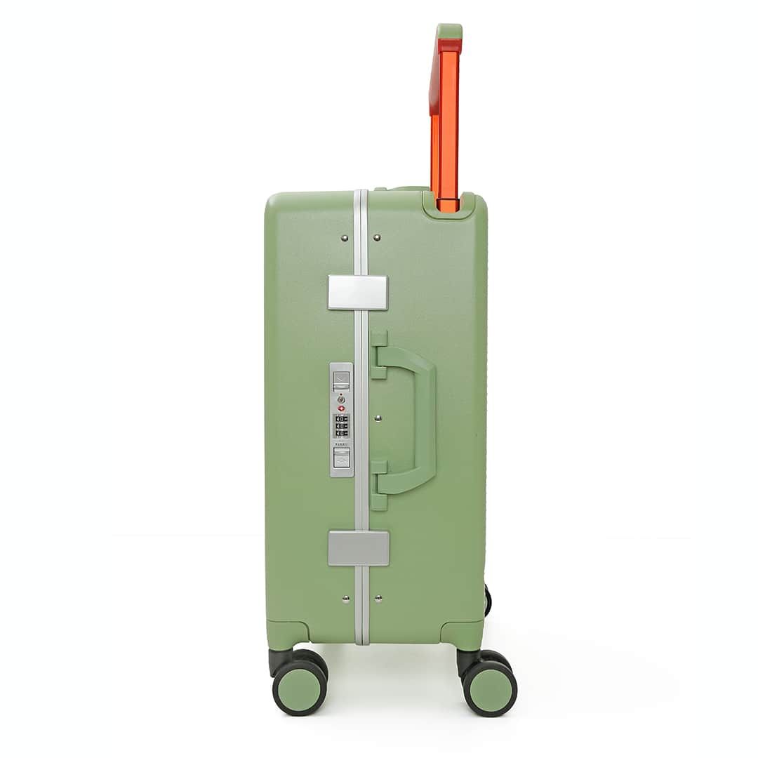 Mala de Viagem Pequena de Bordo 10 kg em Policarbonato Dinamarca Maloa Verde